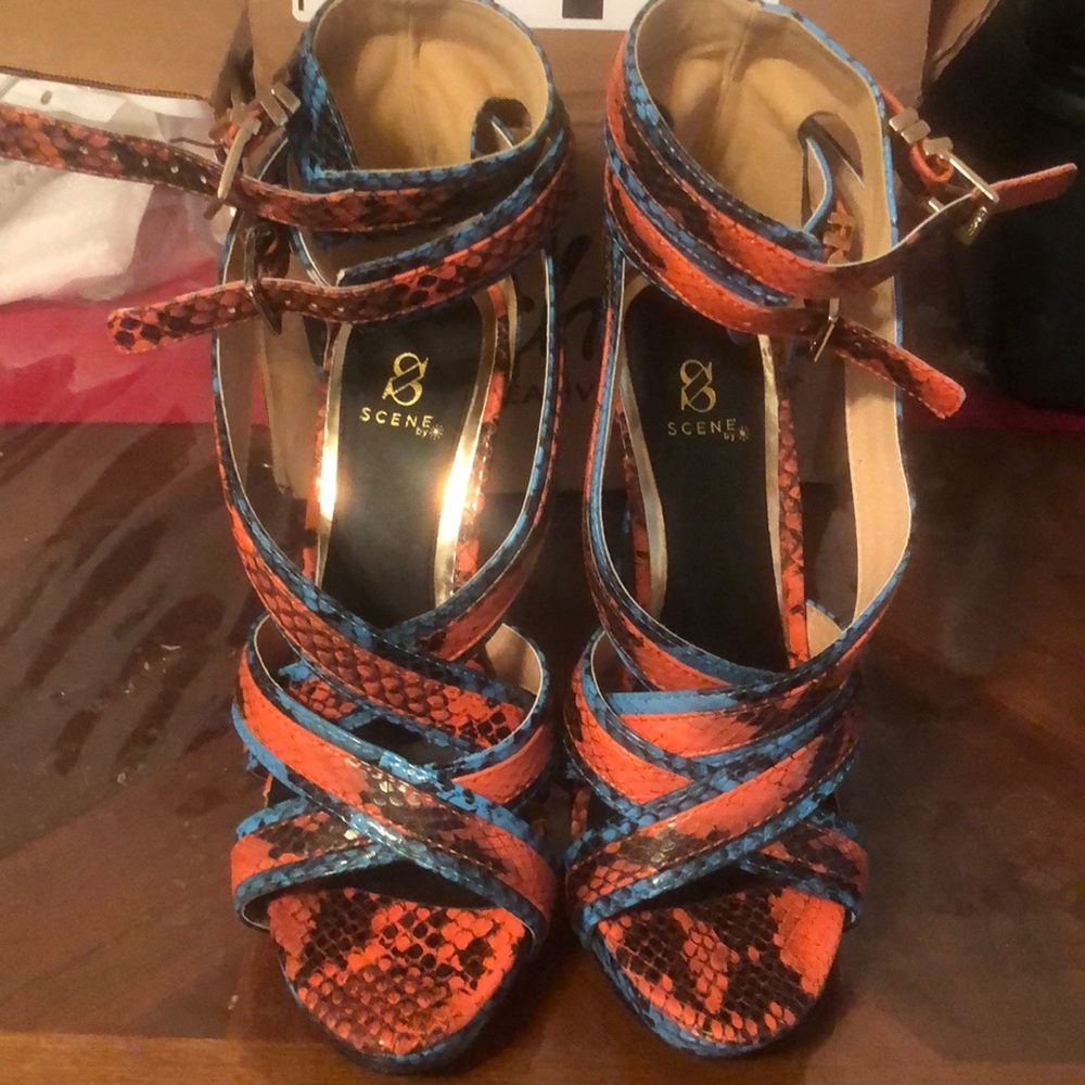 Open toe heels
